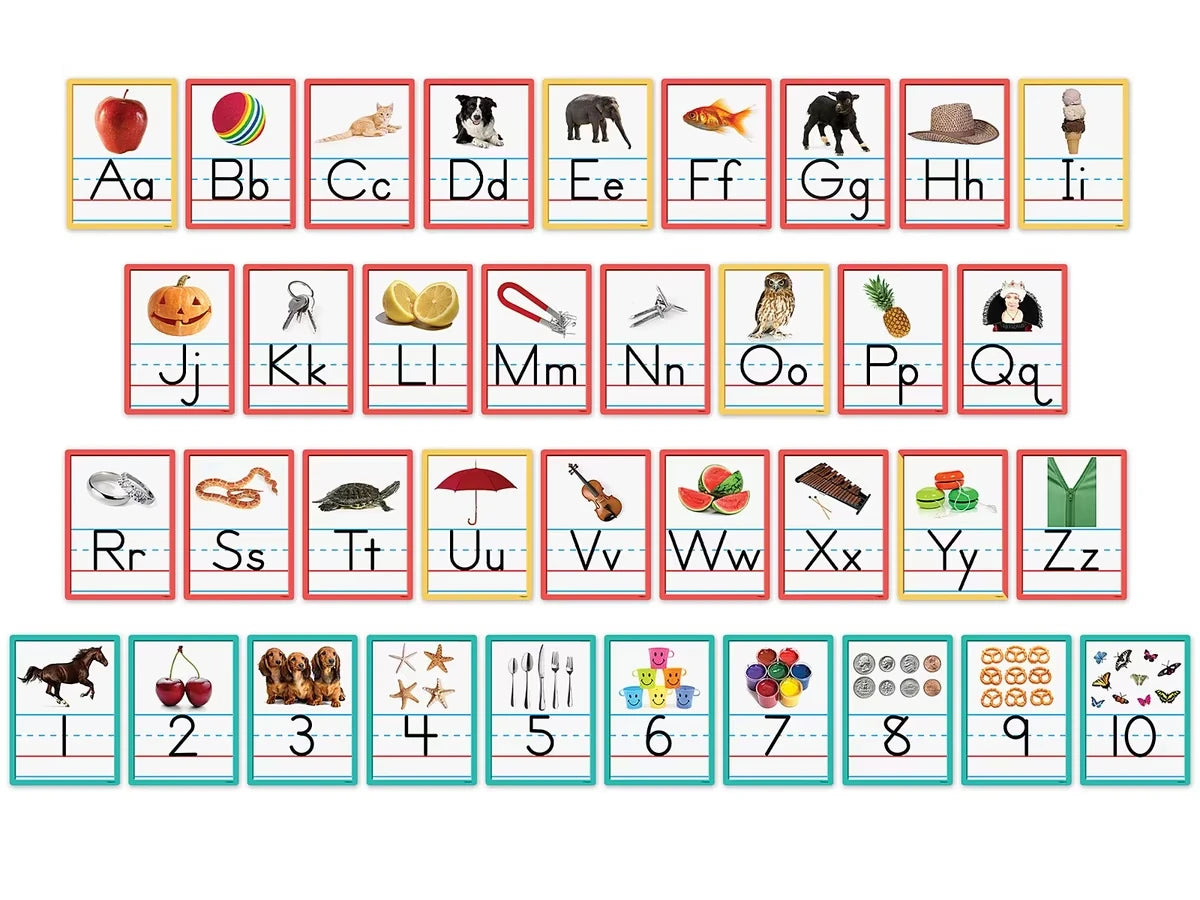 Alphabet and Number Bulletin Board Set - US 2867