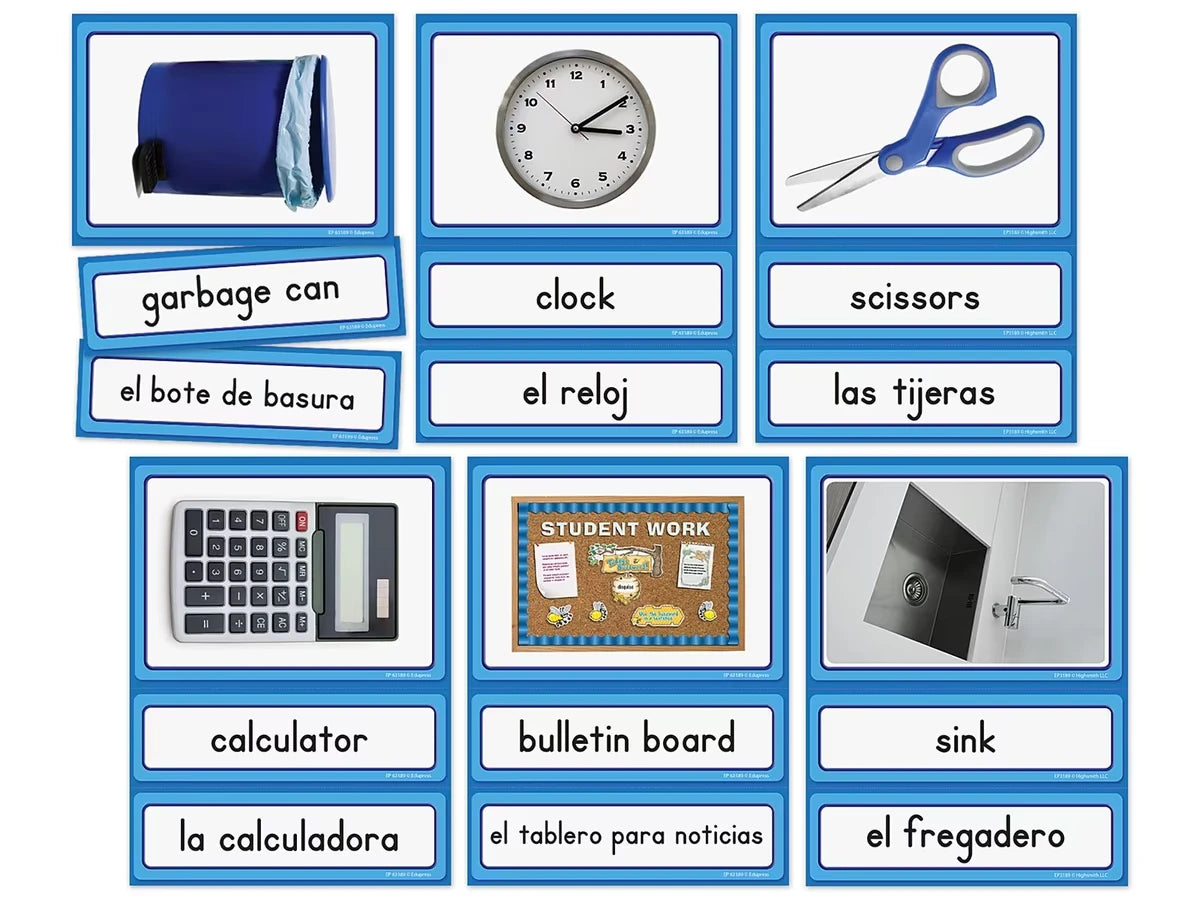 Spanish and English Classroom Labels - US 7078