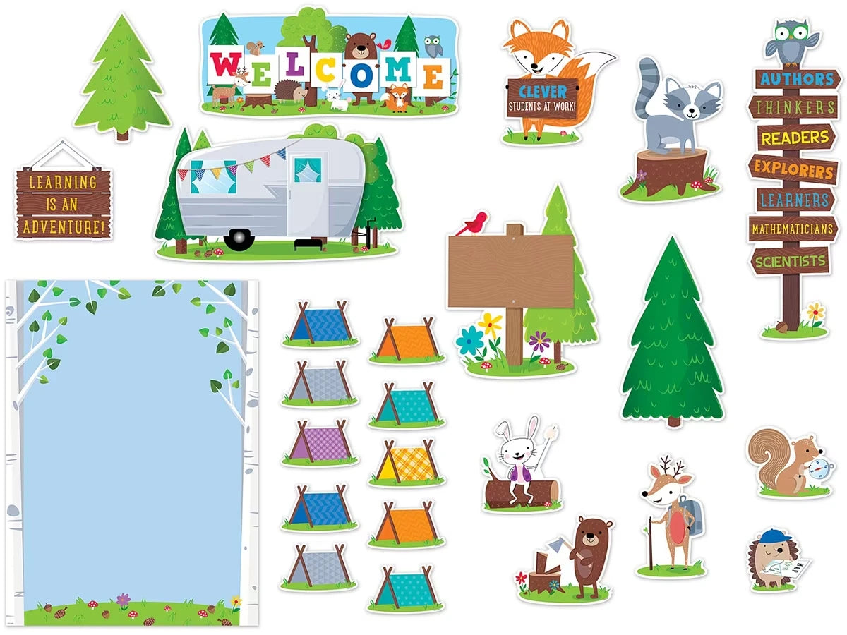Woodland Friends Welcome Bulletin Board Set - US 9585