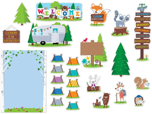 Woodland Friends Welcome Bulletin Board Set - US 9585