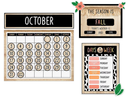 Simply Safari Calendar Bulletin Board Set - US 4701