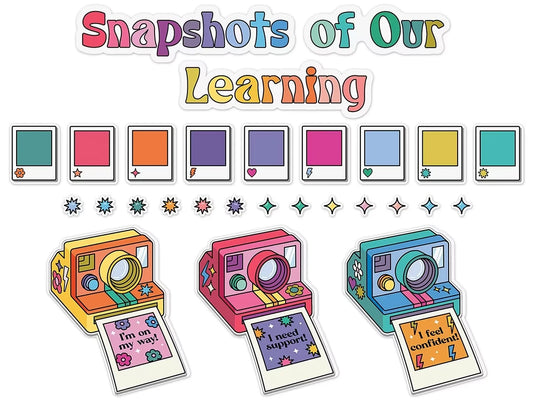 Retro Remix Snapshots of Our Learning Bulletin Board Set - US 6025