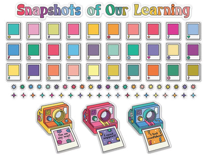 Retro Remix Snapshots of Our Learning Bulletin Board Set - US 6025