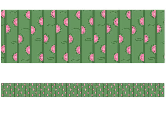 Fairy Tale Forest Flowers Border - US 5905