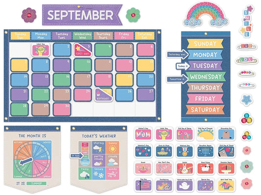 Crafty and Cool Calendar Bulletin Board Set - US 4620