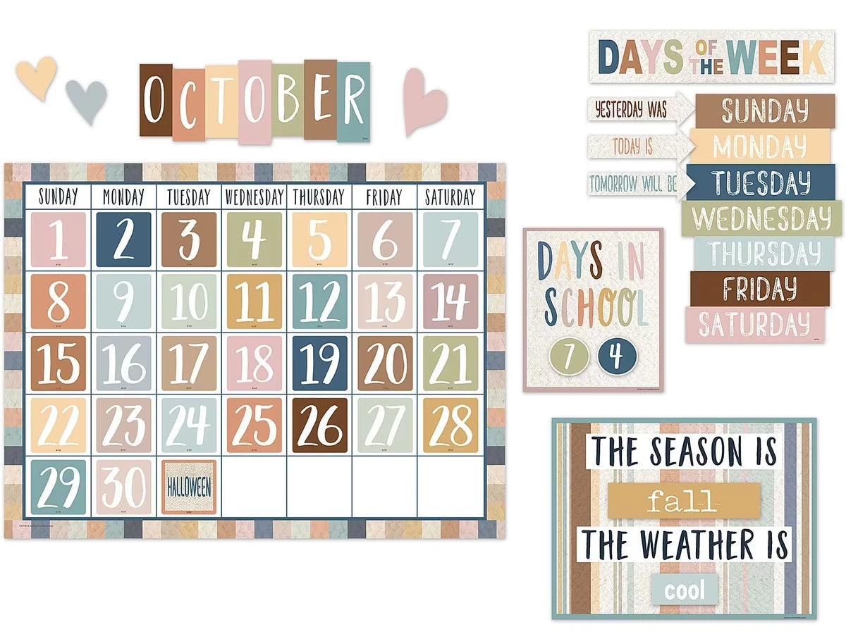 Everyone Is Welcome Calendar Bulletin Board Set - US 7082