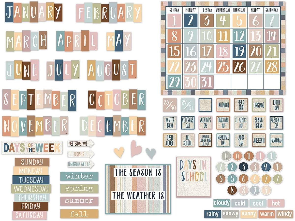 Everyone Is Welcome Calendar Bulletin Board Set - US 7082