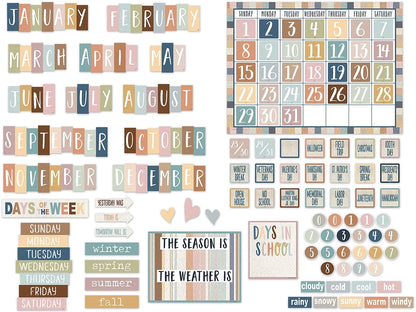 Everyone Is Welcome Calendar Bulletin Board Set - US 7082