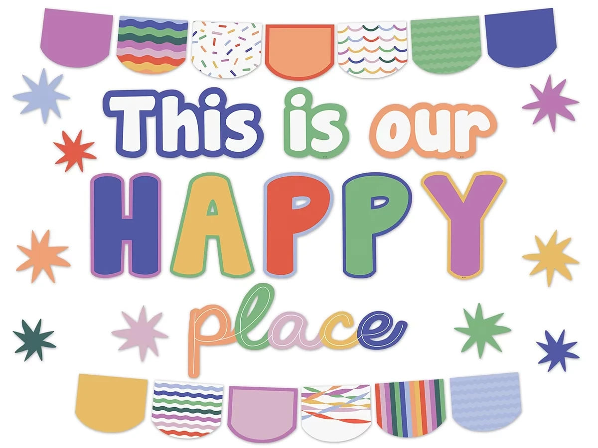 Color Crush Our Happy Place Bulletin Board Set - US 4630