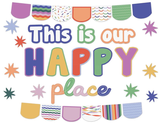 Color Crush Our Happy Place Bulletin Board Set - US 4630