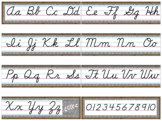 Home Sweet Classroom Cursive Bulletin Board Set - US 9264