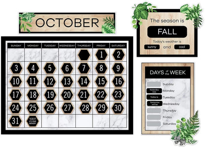 Simply Boho Calendar Bulletin Board Set - US 8284