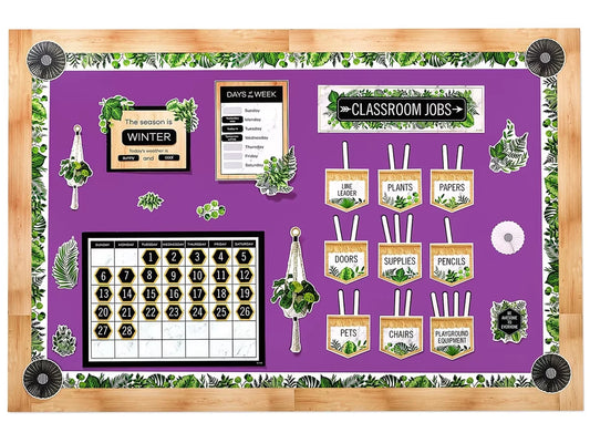 Simply Boho Bulletin Board Set - US 7272