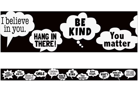 Go Wild Animals Speech Bubble Border - US 2310