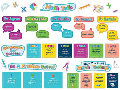 Math Talk Bulletin Board Set - US 9637