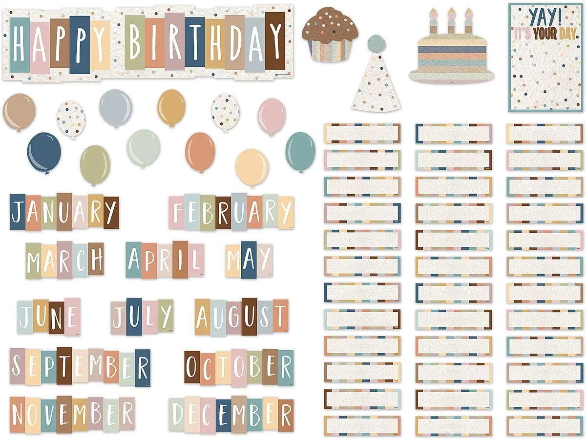 Everyone Is Welcome Birthday Bulletin Board Set - US 4958