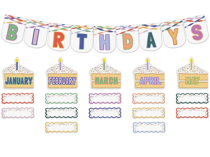 Color Crush Birthday Bulletin Board Set - US 2932
