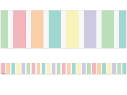 Pastel Pop Striped Border - US 8900