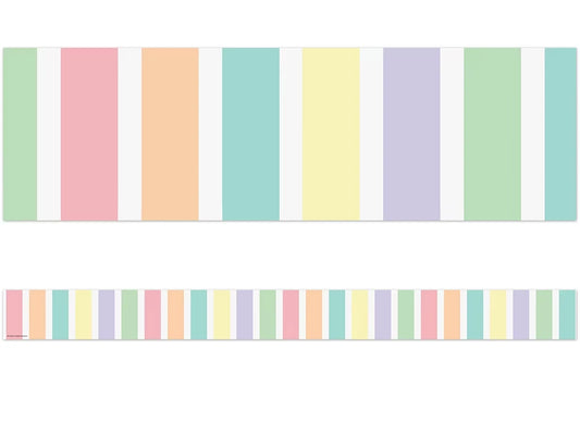 Pastel Pop Striped Border - US 8900