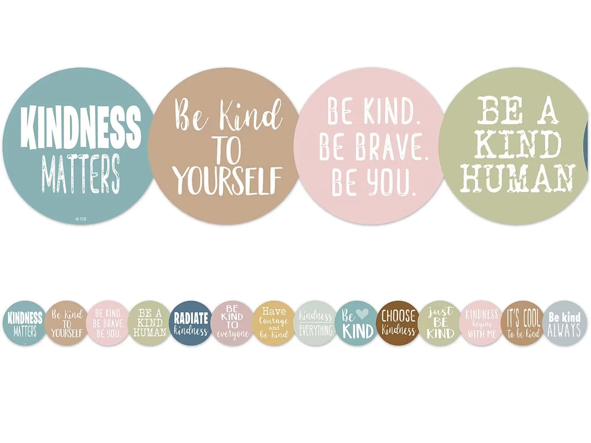 Everyone Is Welcome Kindness Motivational Border - US 9988