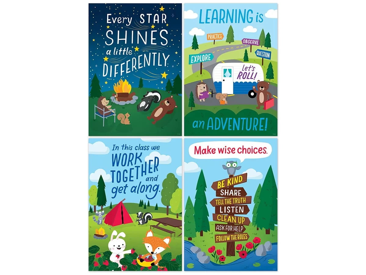 Woodland Friends Small Poster Pack - US 8551