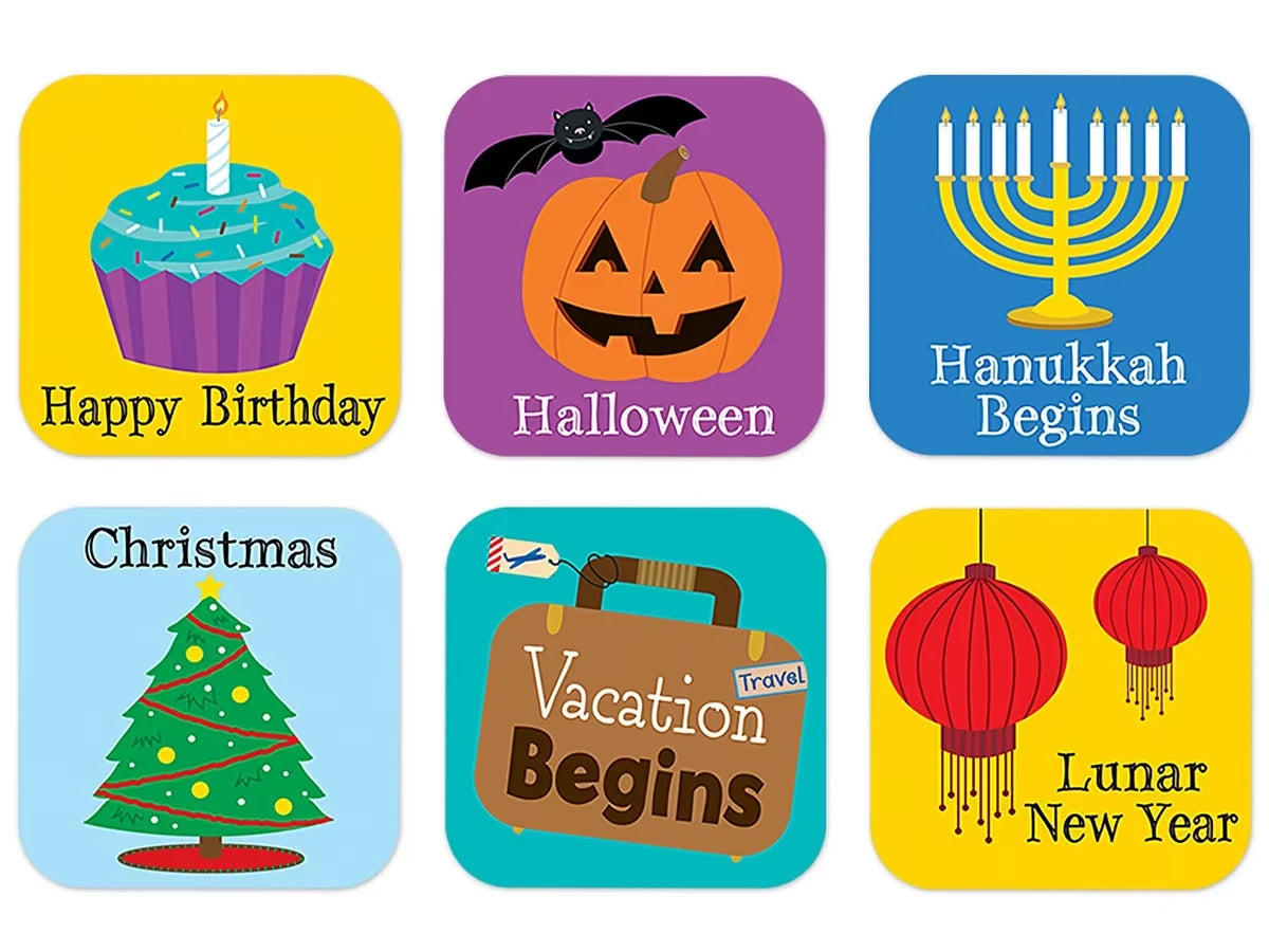 Holidays & Events Calendar Mini Accents - US 4705