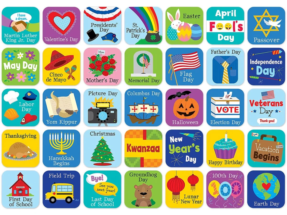 Holidays & Events Calendar Mini Accents - US 4705