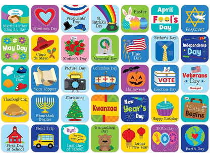 Holidays & Events Calendar Mini Accents - US 4705