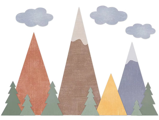 Moving Mountains Bulletin Board Set - US 7442