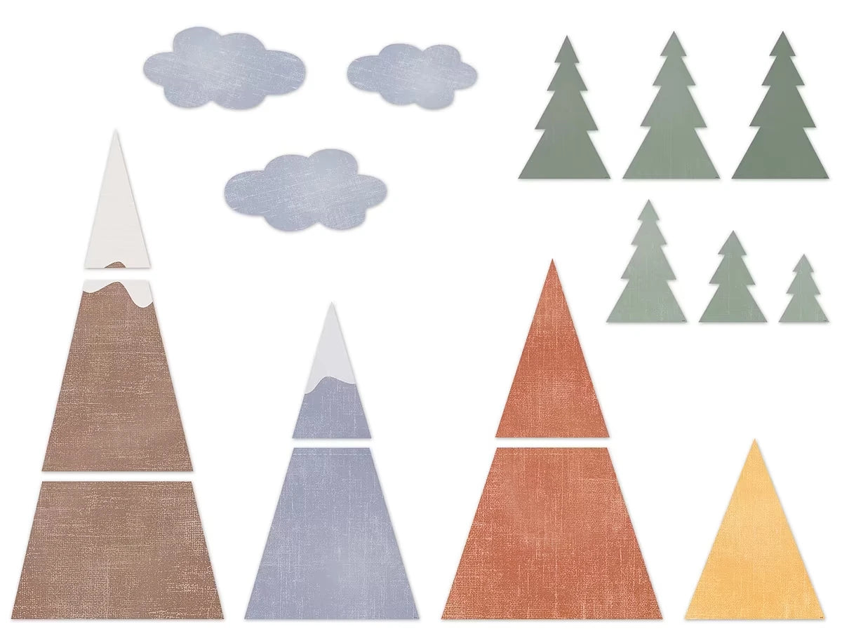 Moving Mountains Bulletin Board Set - US 7442