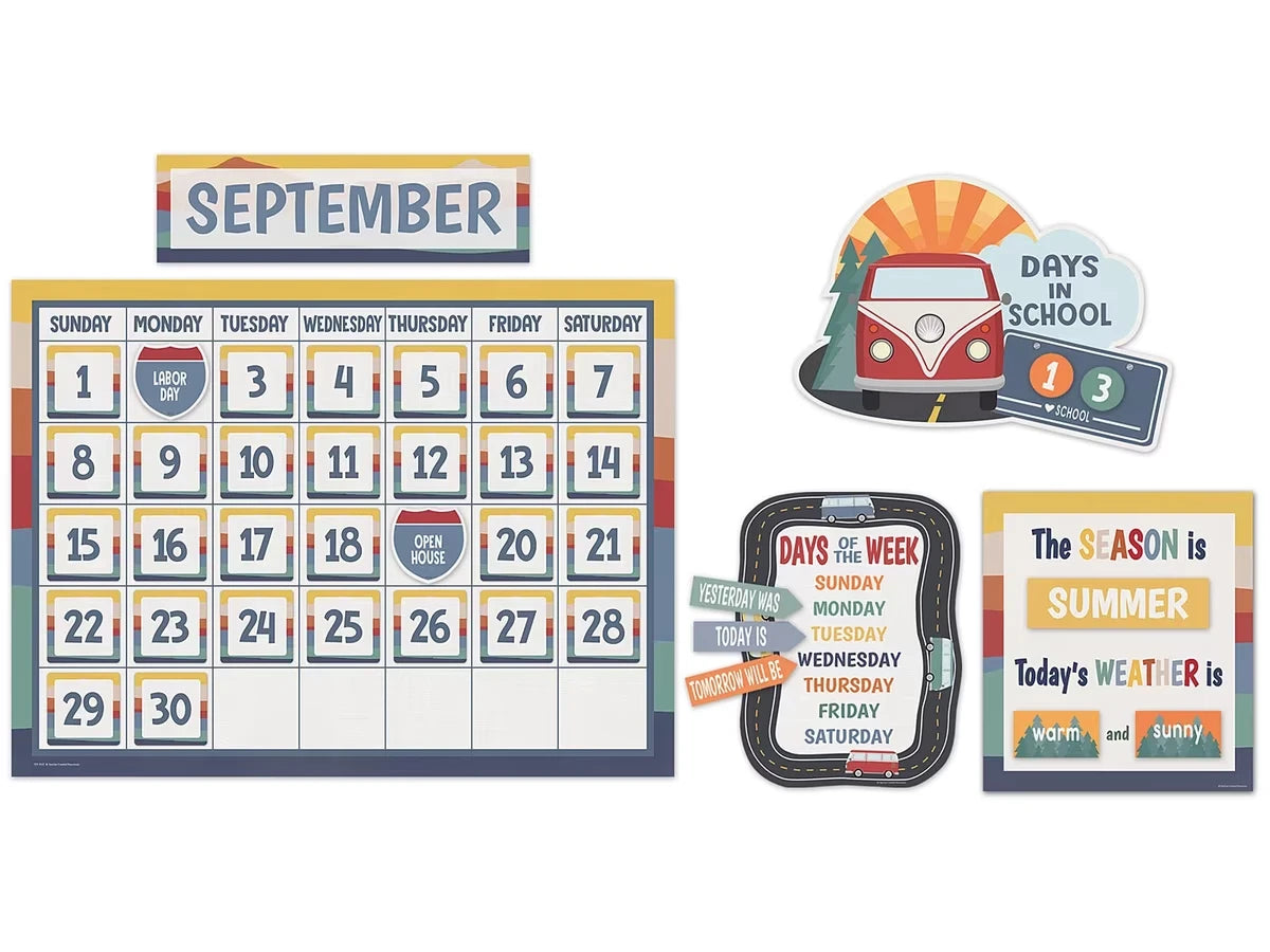 Moving Mountains Calendar Bulletin Board Set - US 1166