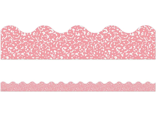 Cool for School Pink Scalloped Border - US 4578