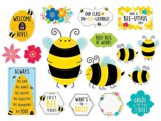 Busy Bees Welcome Bulletin Board Set - US 6799