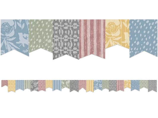 Classroom Cottage Pennants Border - US 7529
