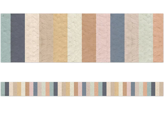 Everyone Is Welcome Woven Striped Border - US 1820