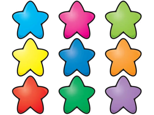 Colorful Star Accents - US 9466