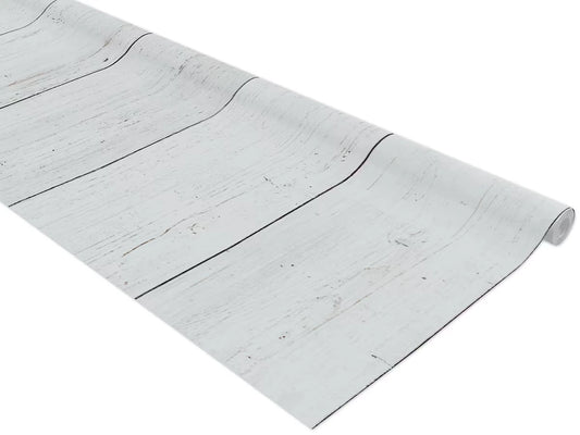 White Shiplap Fadeless® Paper Roll - US 4258