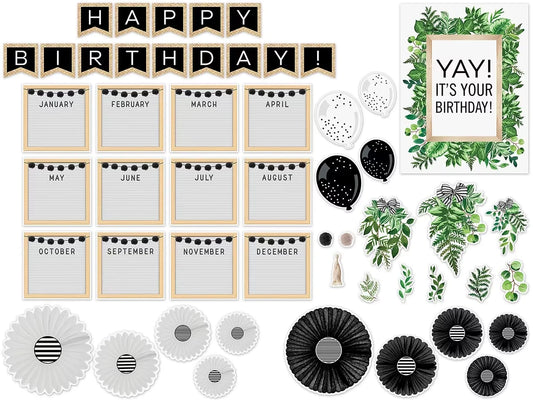 Simply Boho Birthday Bulletin Board Set - US 3979