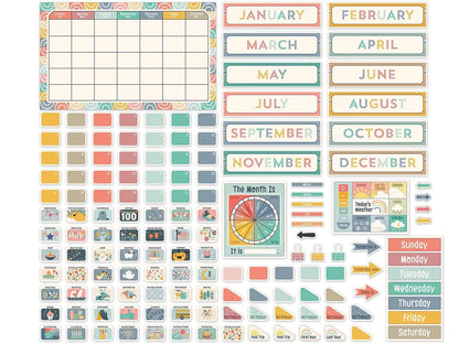 We Belong Calendar Bulletin Board Set - US 9962