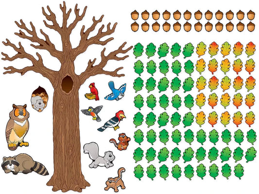 Big Tree & Animals Bulletin Board Set - US 9451