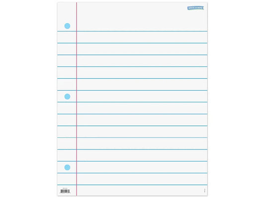 Write & Wipe Notebook Page Poster - US 9051