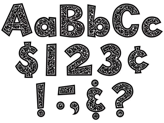 Cool for School 4" Punch-Out Letters - US 8050