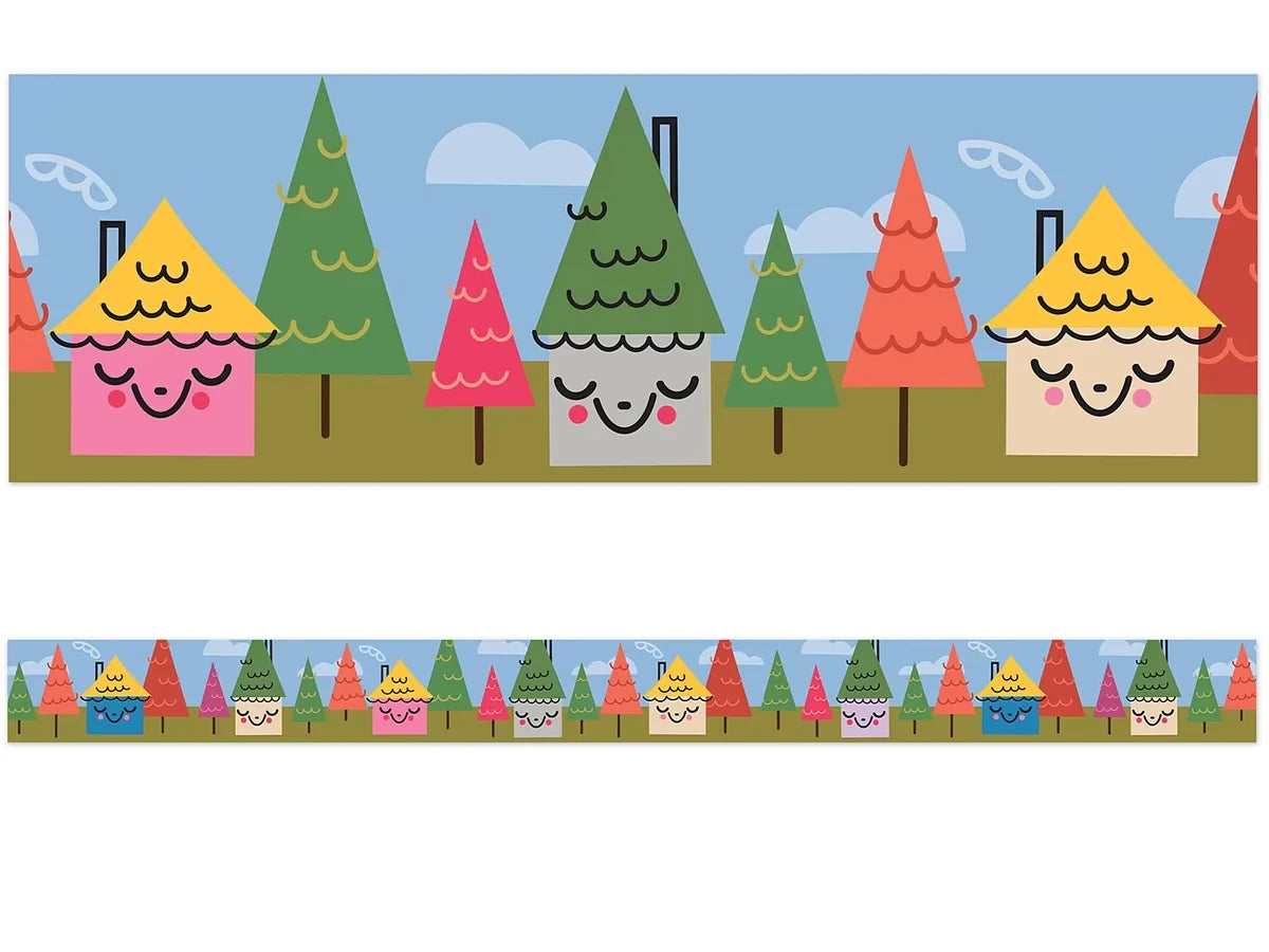 Fairy Tale Forest Village Border - US 6101