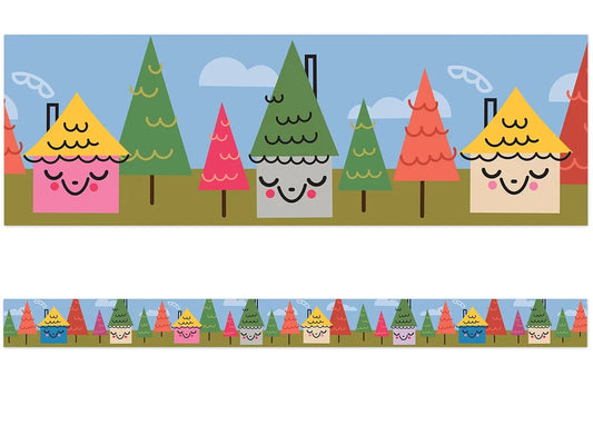 Fairy Tale Forest Village Border - US 6101