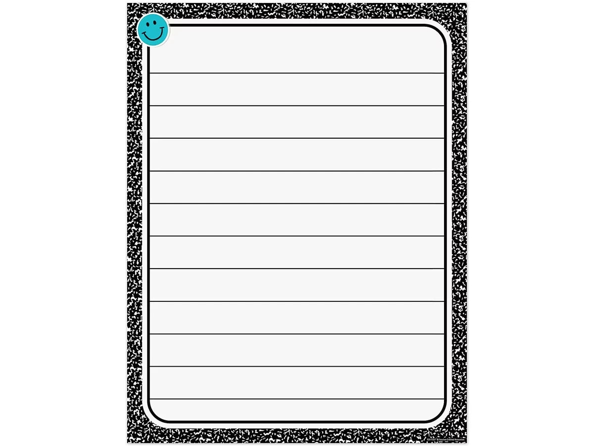 Cool for School Composition Lined Poster - US 6336