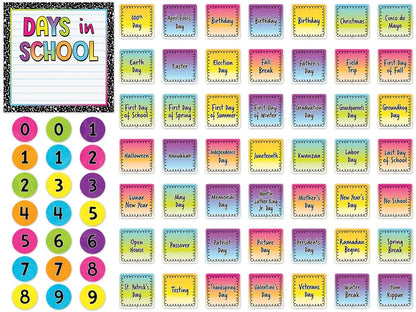 Brights 4Ever Calendar Bulletin Board Set - US 2649