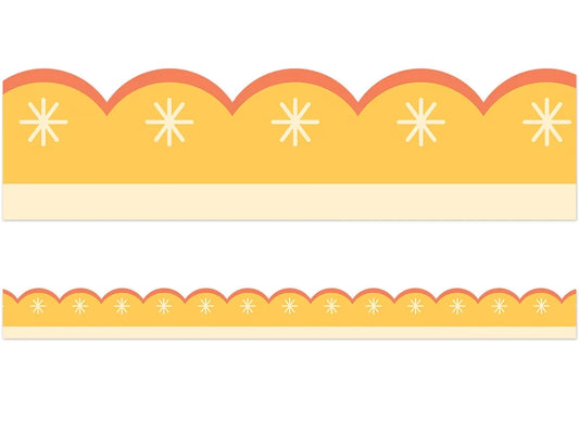 Fairy Tale Forest Gold Scalloped Border - US 5450