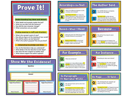 Evidence-Based Reading and Writing Bulletin Board Set - US 6786