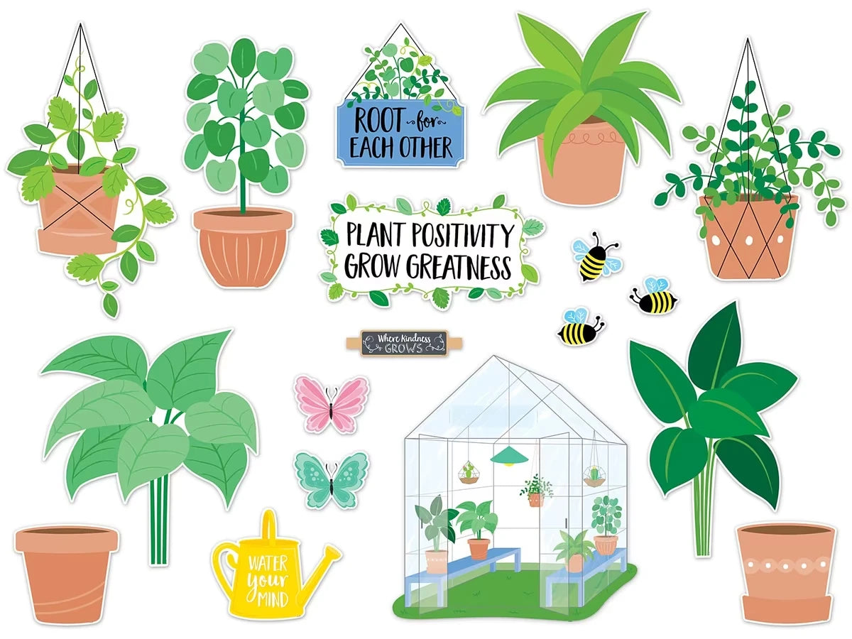 Positively Plants Motivational Bulletin Board Set - US 1761
