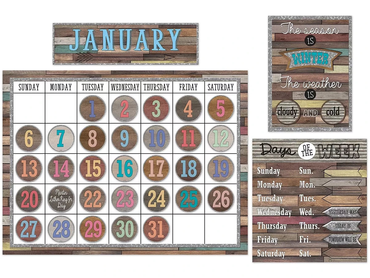 Home Sweet Classroom Calendar Bulletin Board Set - US 6455